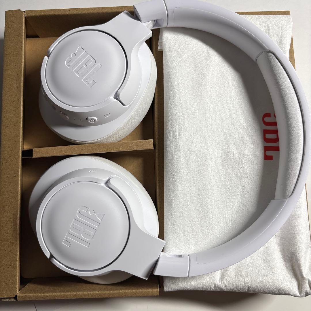 JBL TUNE 770 NC ワイヤレスヘッドホン ホワイト