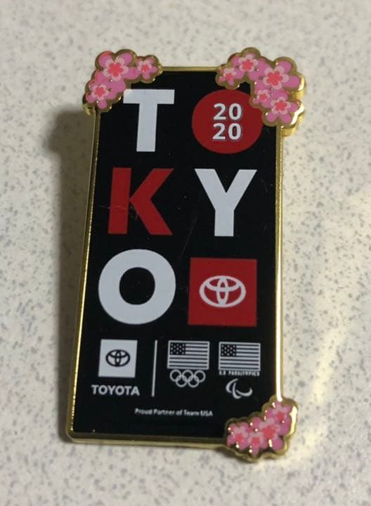2020 東京オリンピック　スポンサー　TOYOTA ピンバッジ