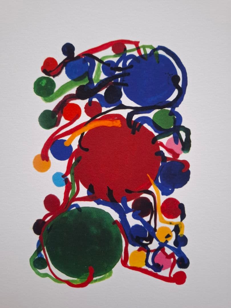 田中敦子　『青赤緑の丸と小さな丸たち』
