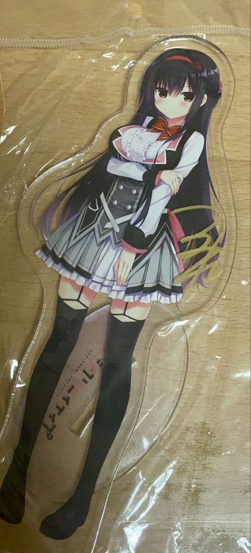 激レア まどそふと ハミダシクリエイティブ 直筆サイン入り 特大アクリルスタンド