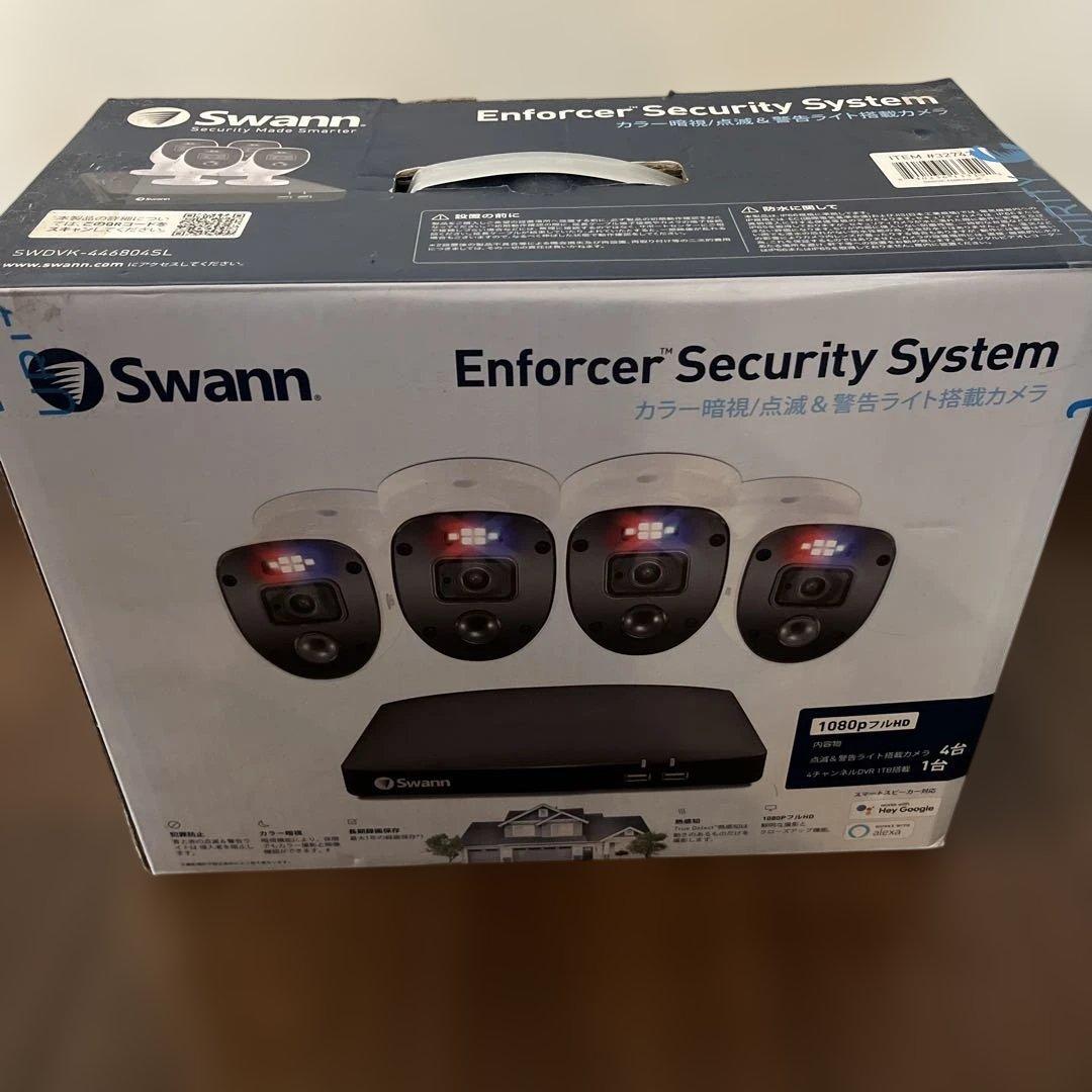 Swann スワン　防犯カメラ　4チャンネルDVRシステム 1TB カメラ4台