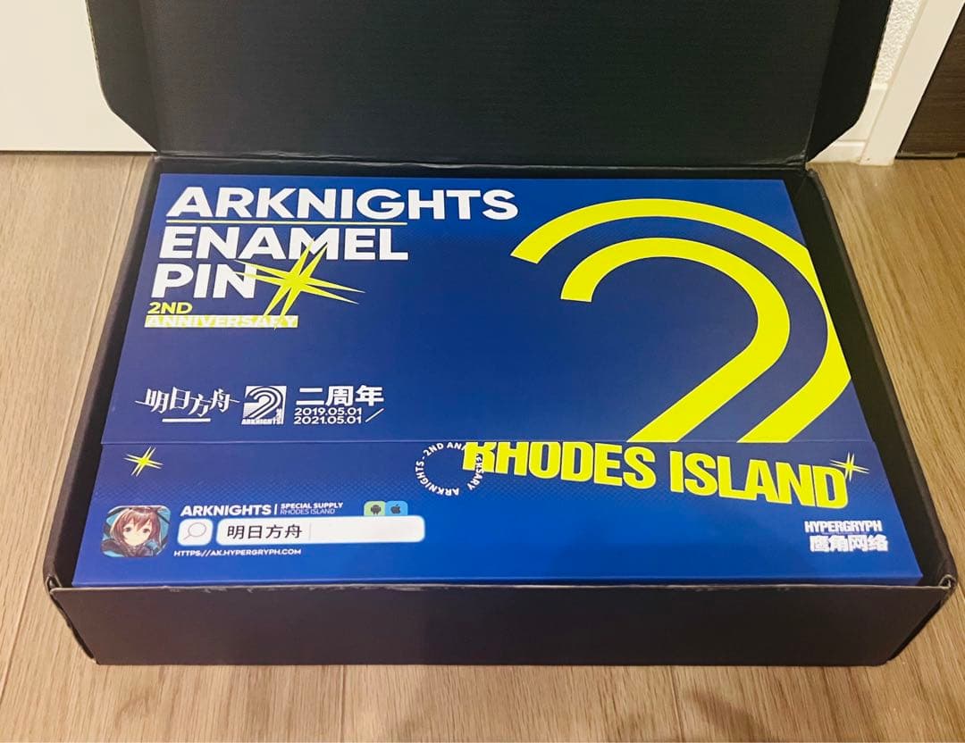 アークナイツ　中国2周年　ピンバッジセット