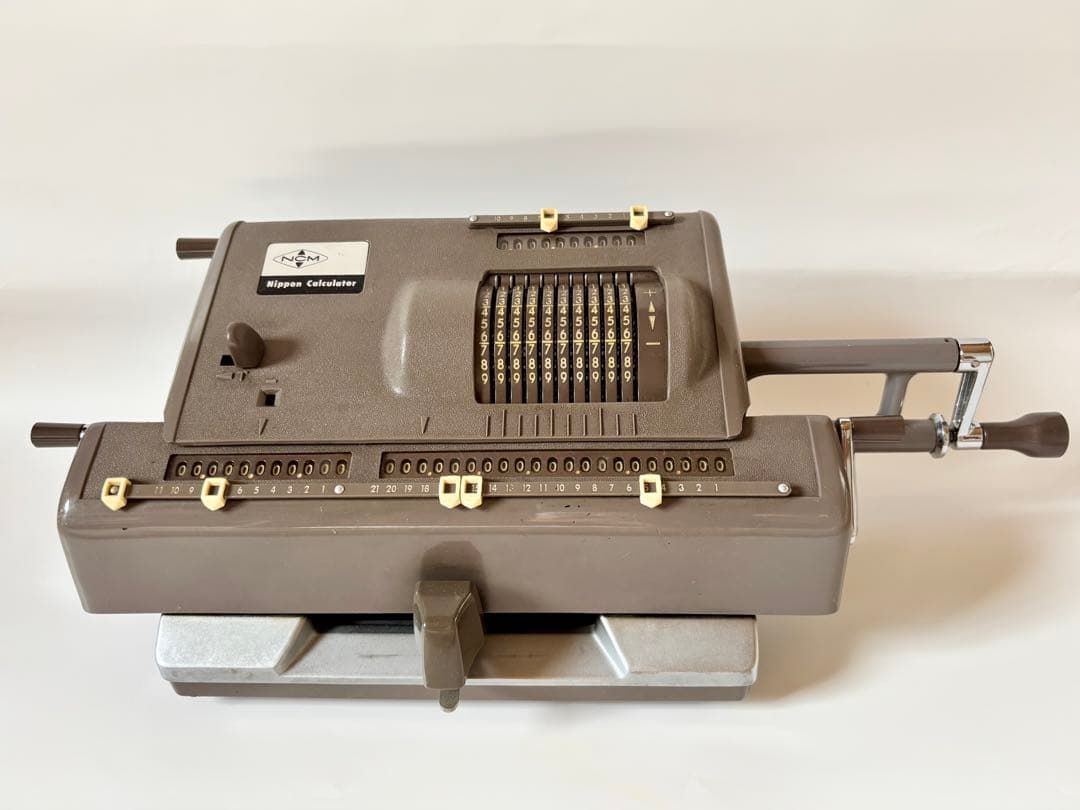 【昭和レトロ】日本計算器株式会社 機械式計算機