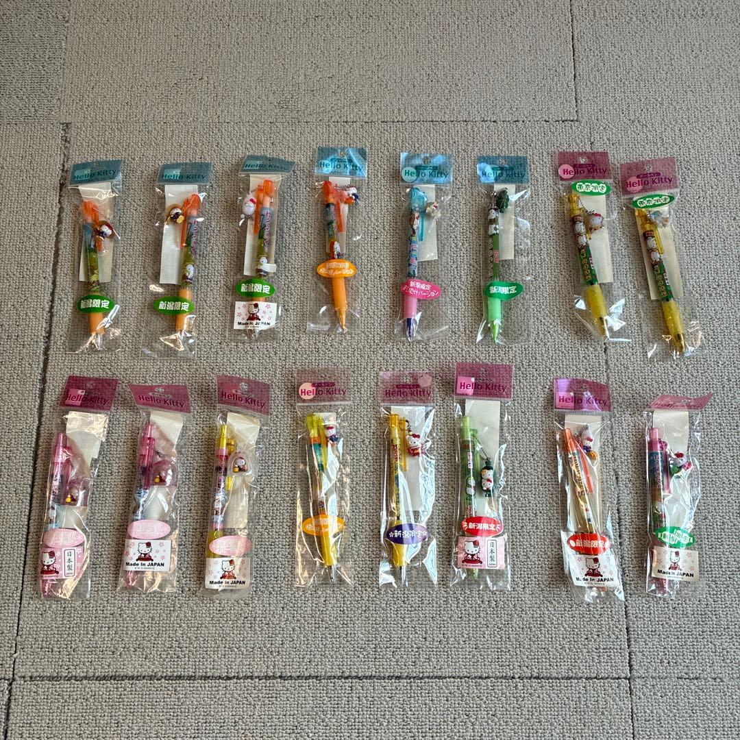 ご当地キティ ボールペン シャーペン 新潟限定 東京限定 16本