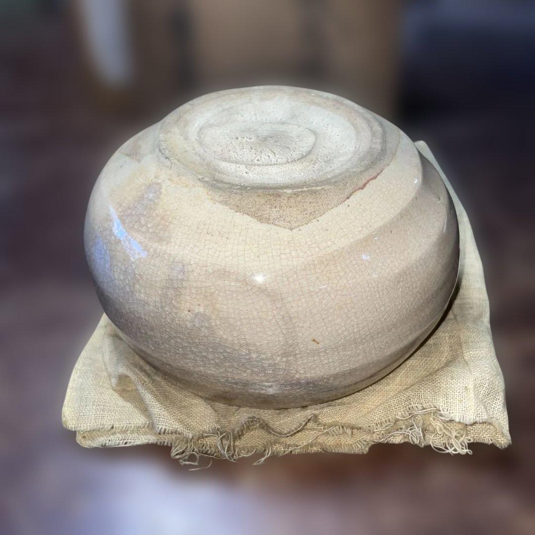 九世 坂高麗左衛門　建水　茶碗　茶道具　時代品