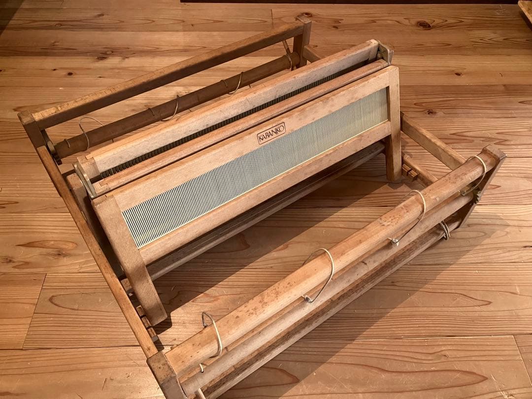 karanko カランコ　卓上　織り機　長期保管　板杼2本付　少々難あり