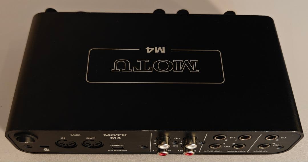 MOTU M4 オーディオインターフェイス【動作確認済み・元箱付属】