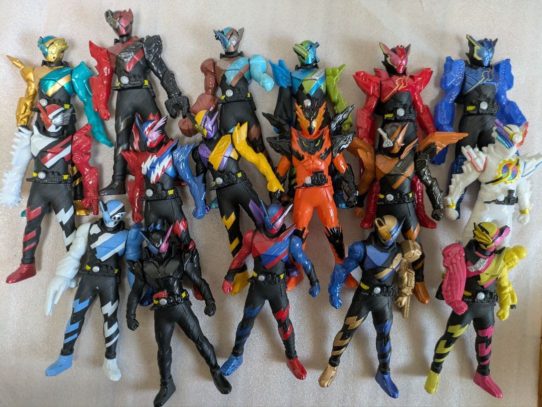 仮面ライダー ソフビ フィギュア 149個 まとめ