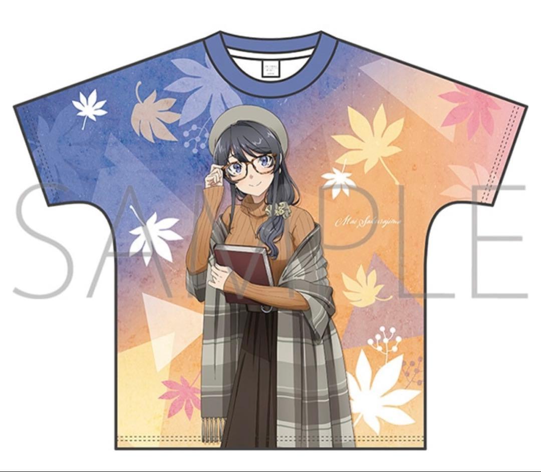 5-1122-17 青春ブタ野郎　桜島麻衣　フルグラフィックTシャツ