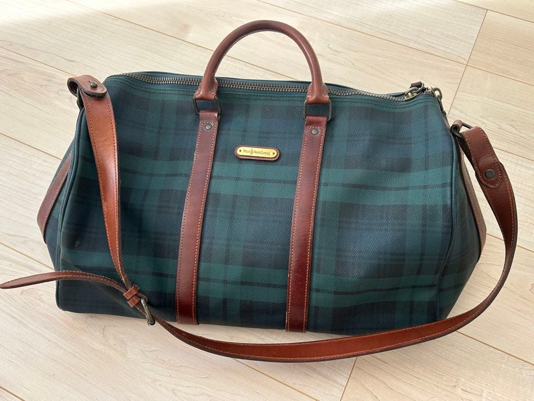 POLO Ralph Lauren ボストンバッグ チェック柄