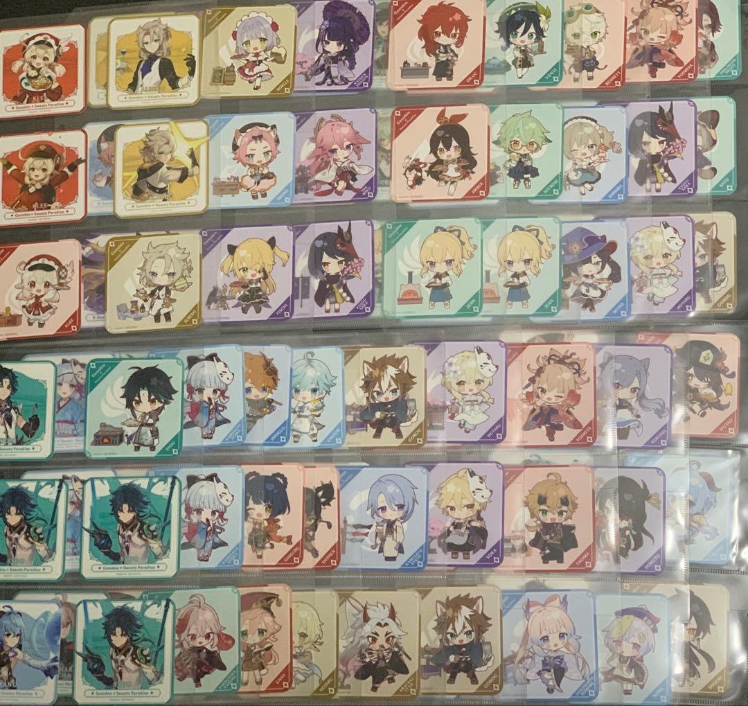 【美品】原神 スイパラ コースター フードタグ まとめ売り