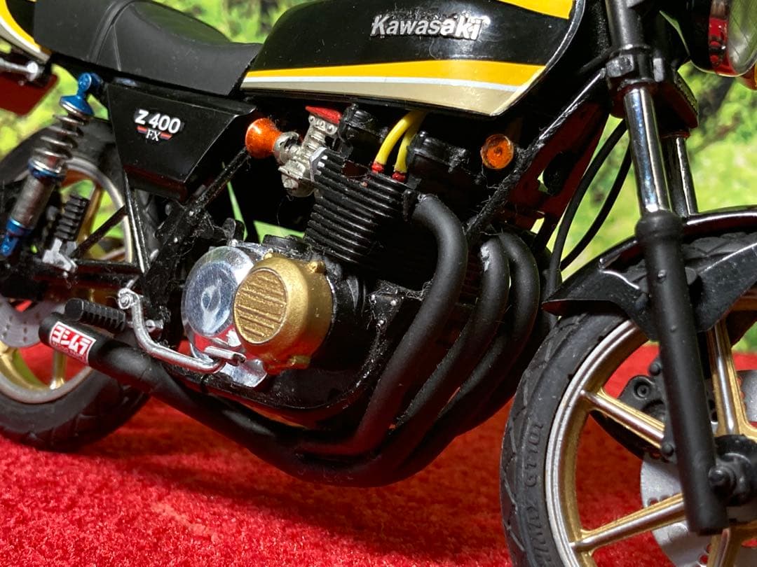 え？さん専用アオシマ★Z400FXタイガーカラー製作品(素人作品)★