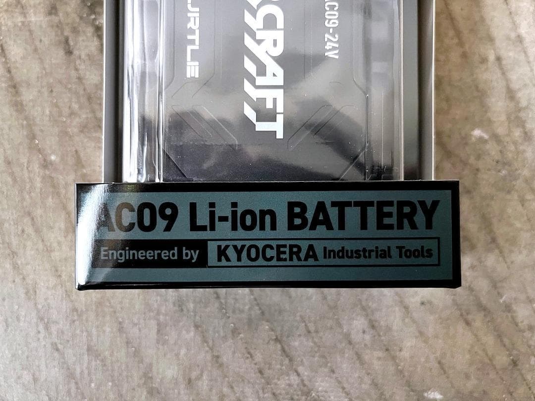 2025年24V 新品 バートル AC09 ファンバッテリーセット 空調服用 黒