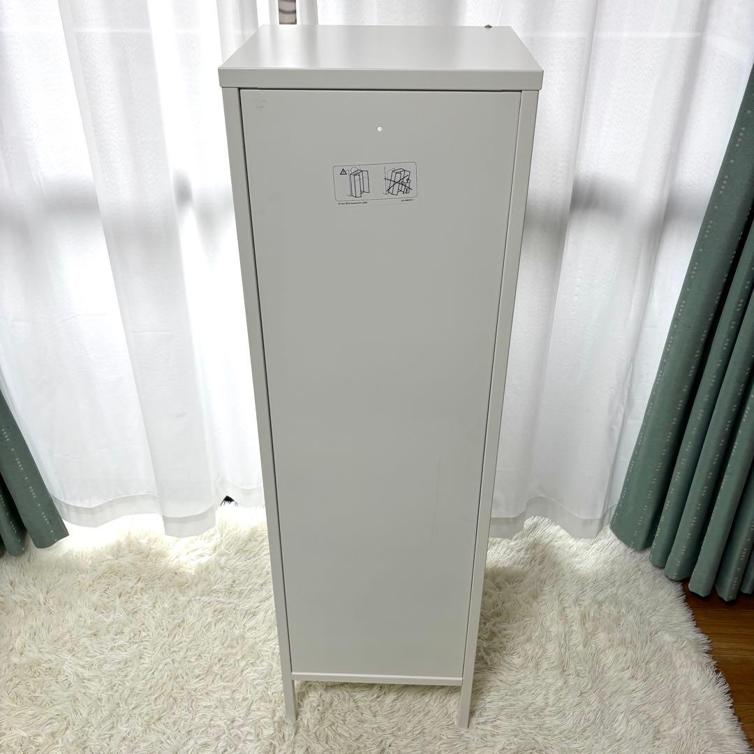 IKEA BAGGEBO バッゲボー ガラス扉 キャビネット 完成品