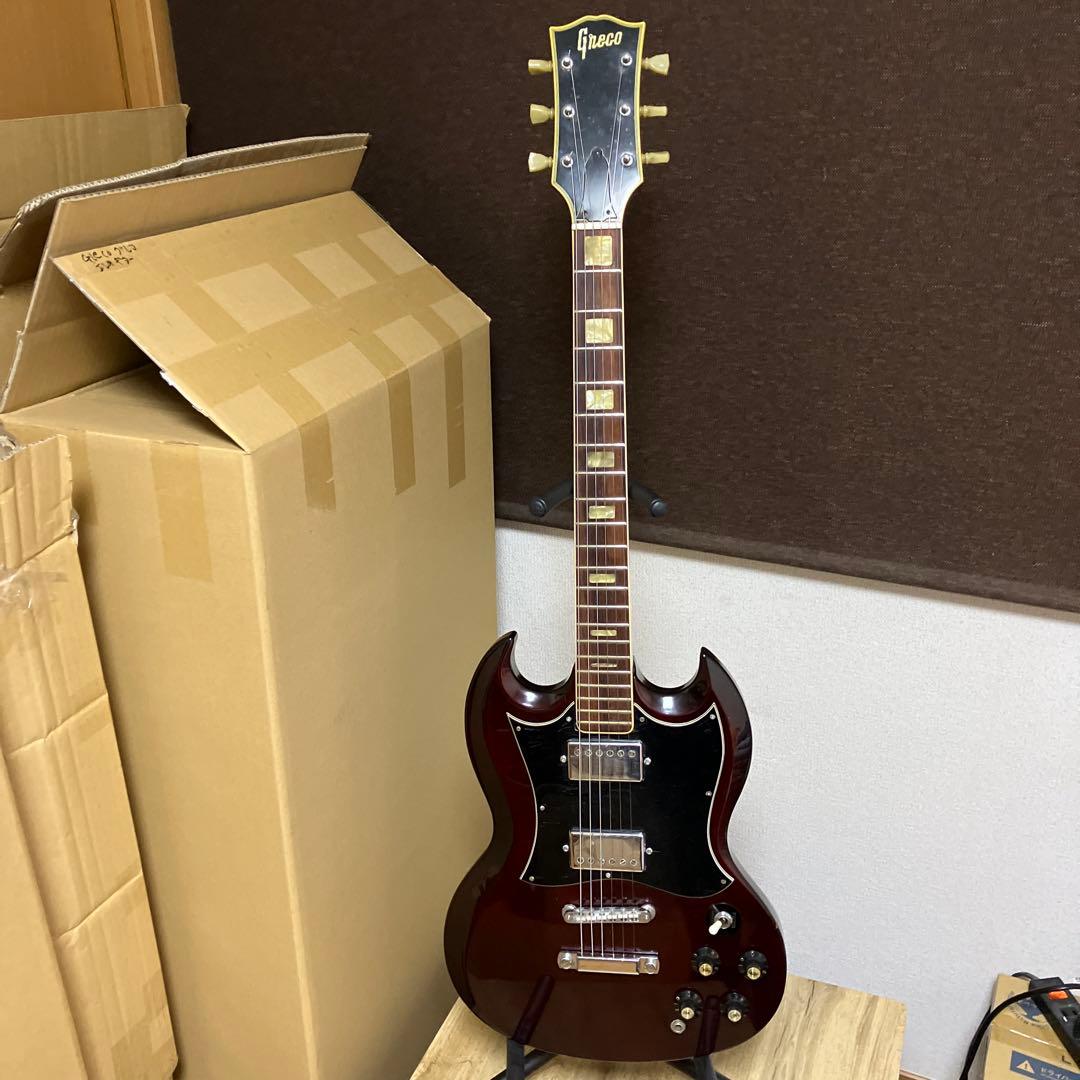 ジャパンビンテージ Greco グレコ グネコ SG300? 音出 劇鳴 中古品