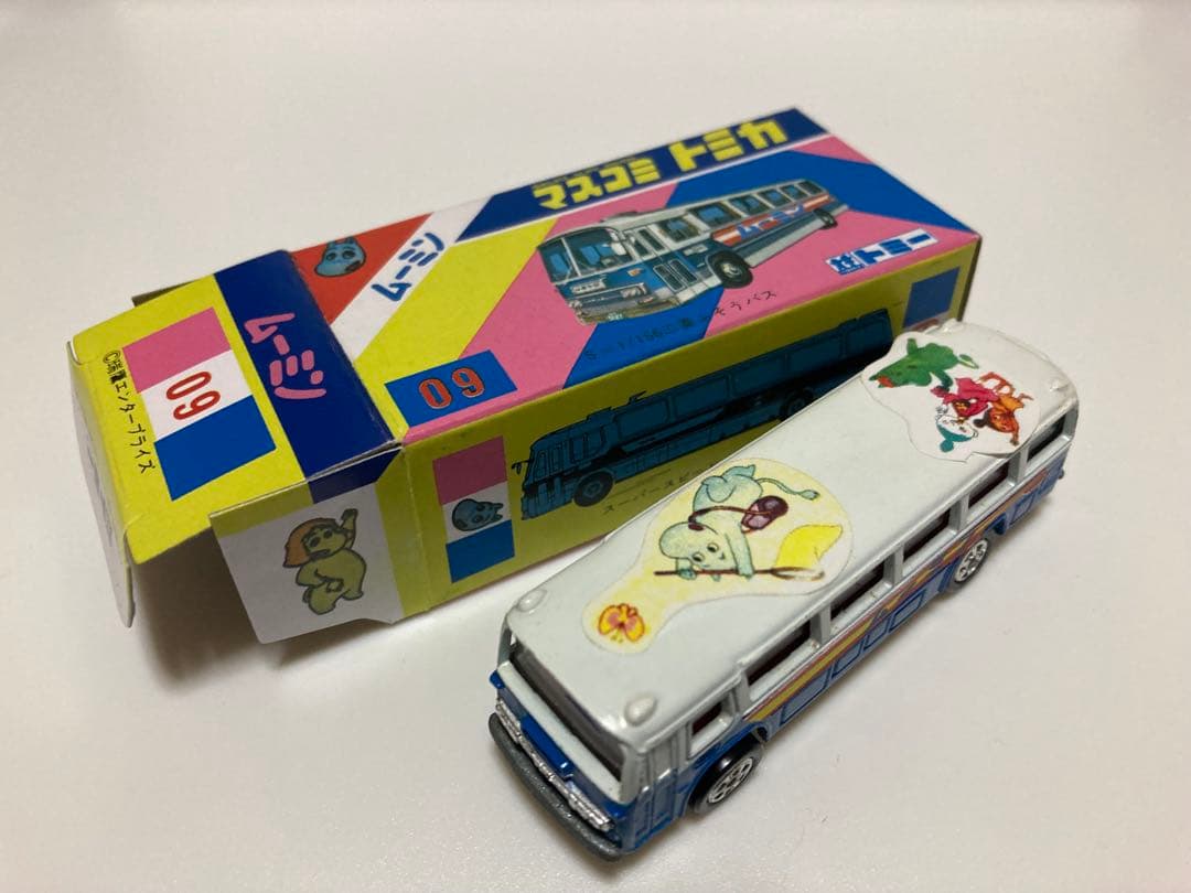 マスコミトミカ　ムーミン　三菱ふそうバス　日本製