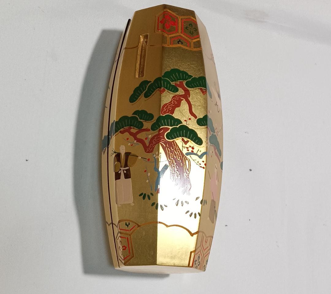 茶道具　京派塗師蒔絵師　北村葵春作　本金箔ぶりぶり香合　美品！！