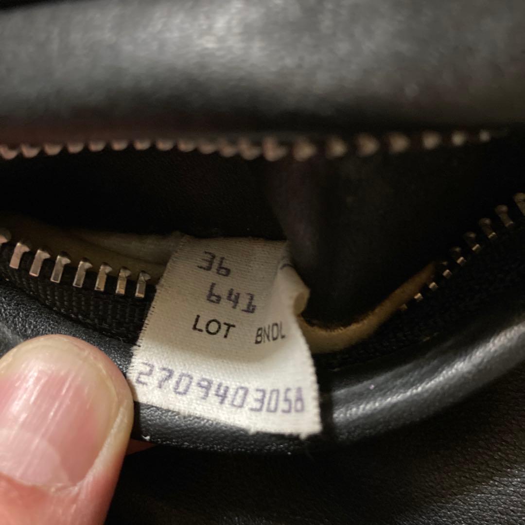 Schott 641 シングルライダース　 ボアライナー付 サイズ36ブラック