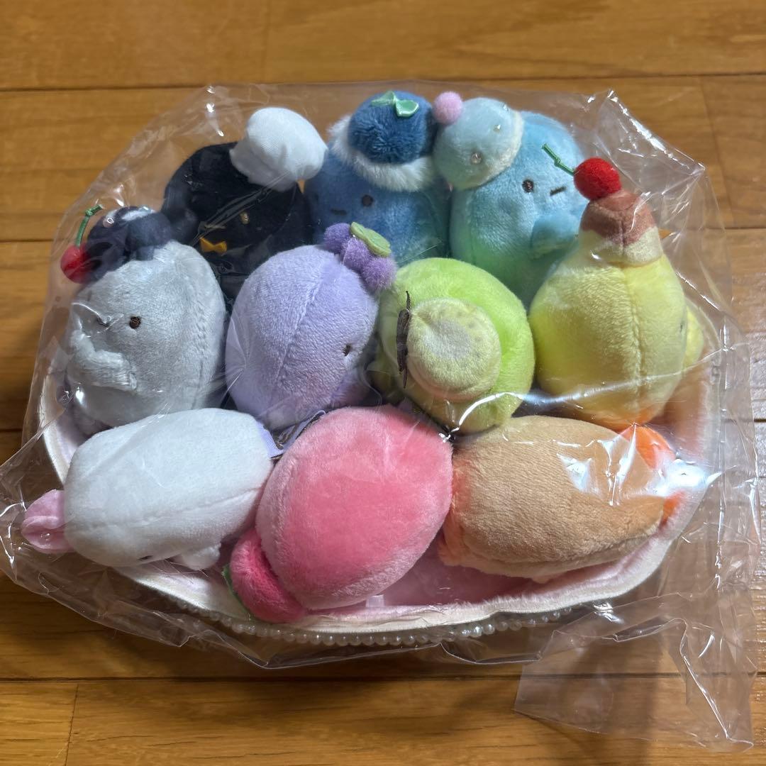 すみっコぐらし　10周年　たぴがとう　てのりぬいぐるみセット　アラモードトレイ