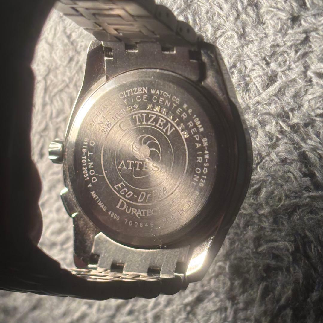 CITIZEN 時計 メンズ GMT 電波 ソーラー ATTESA エコドライブ