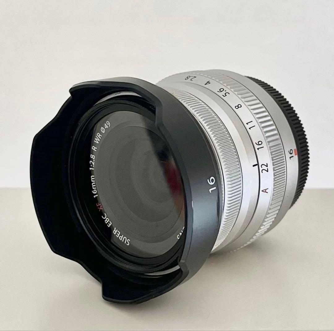 FUJIFILM フジノン XF16mm F2.8 R WR（シルバー） 中古品