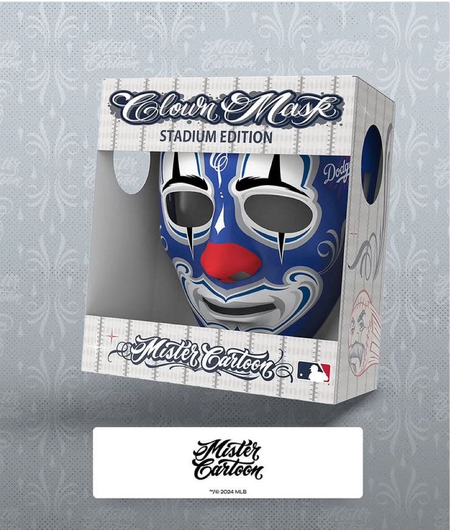 記念グッズ Mr Cartoon MLB CLOWN MASK LA.Dodgers