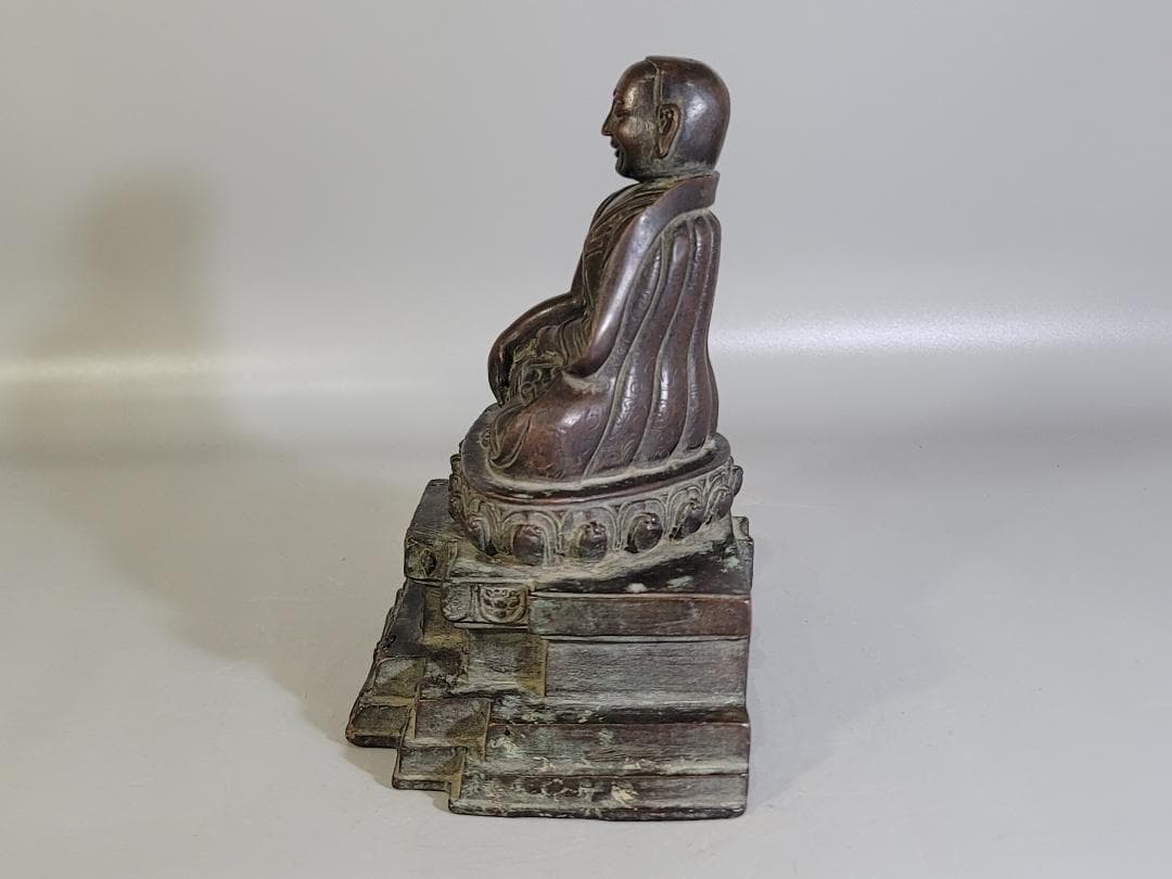 仏教美術 中国 銅 釈尊坐像