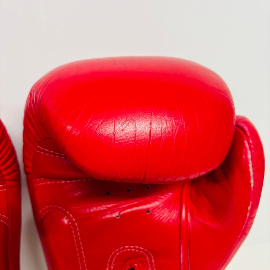 TWINS SPECIAL キックボクシンググローブ 16oz レッド 本革製