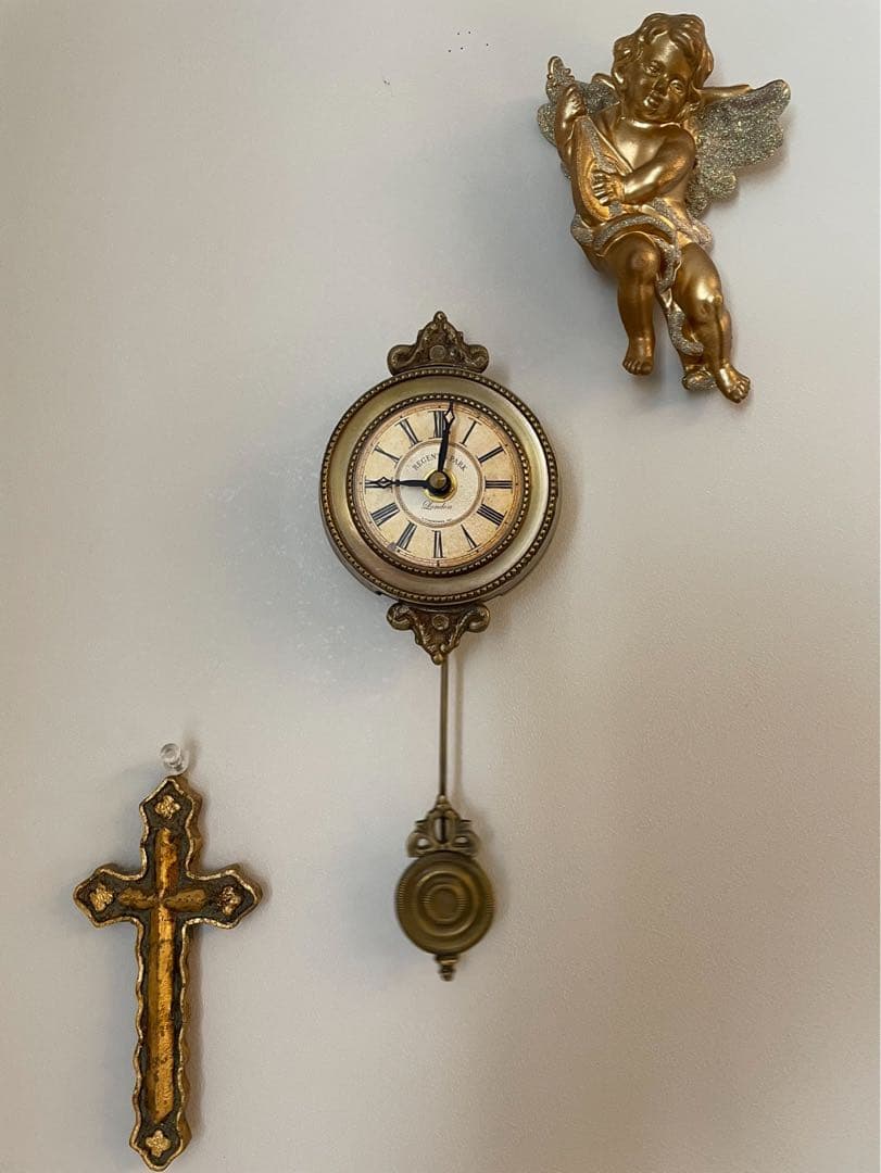 アンティーク風インテリア壁掛け時計　イギリス製　超オシャレ！