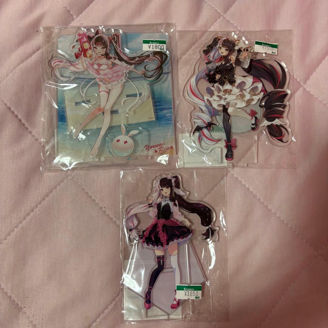にじさんじ 夜見れな 新品未開封 アクリルスタンドセット 3種