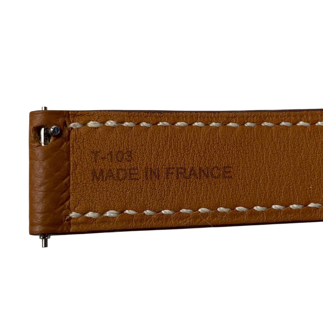 美品 エルメスHERMES Hウォッチベルト ゴールド U刻印 HH1.201.