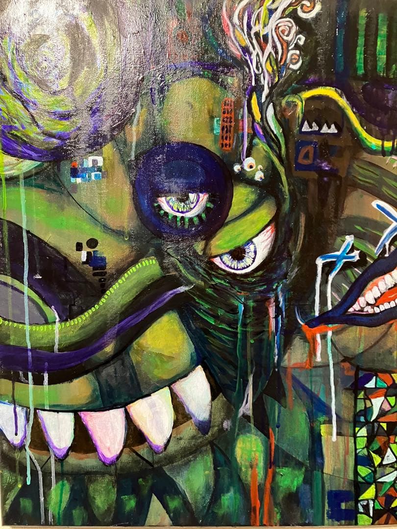 アクリル画　インテリア　現代アート