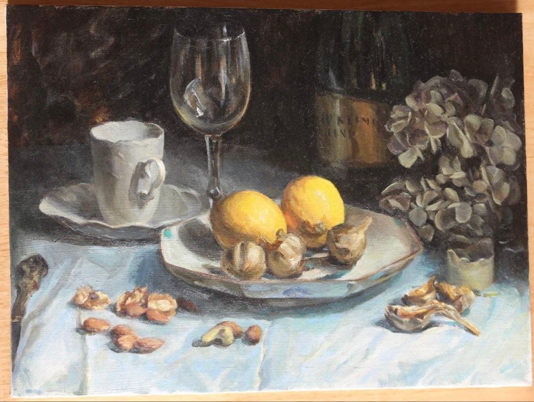 油彩静物画