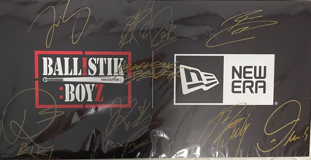 BALLISTIK BOYZ パネル 直筆サイン