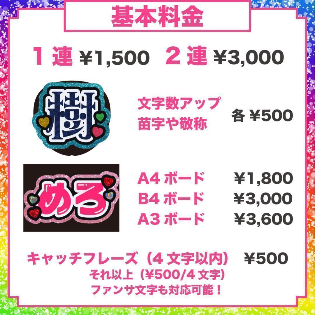 うちわ屋さん オーダー ハングル フレーム ネームボード うちわ文字 反射