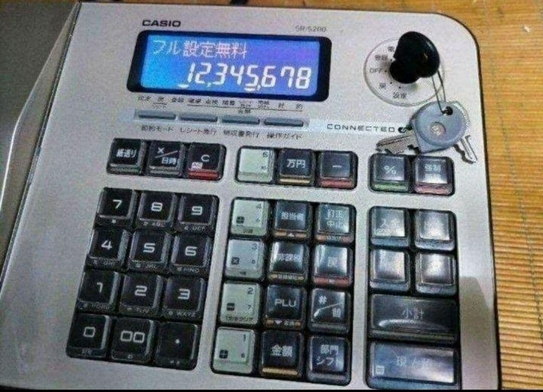 カシオレジスター　SR-S200　最新機種　スマホ設定売上管理　003000
