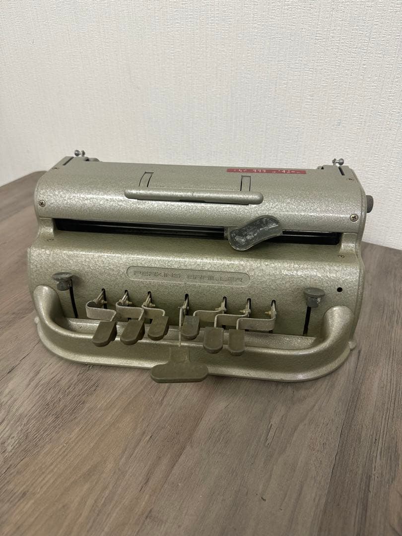 レア品！PERKINS BRAILLER 点字タイプライター