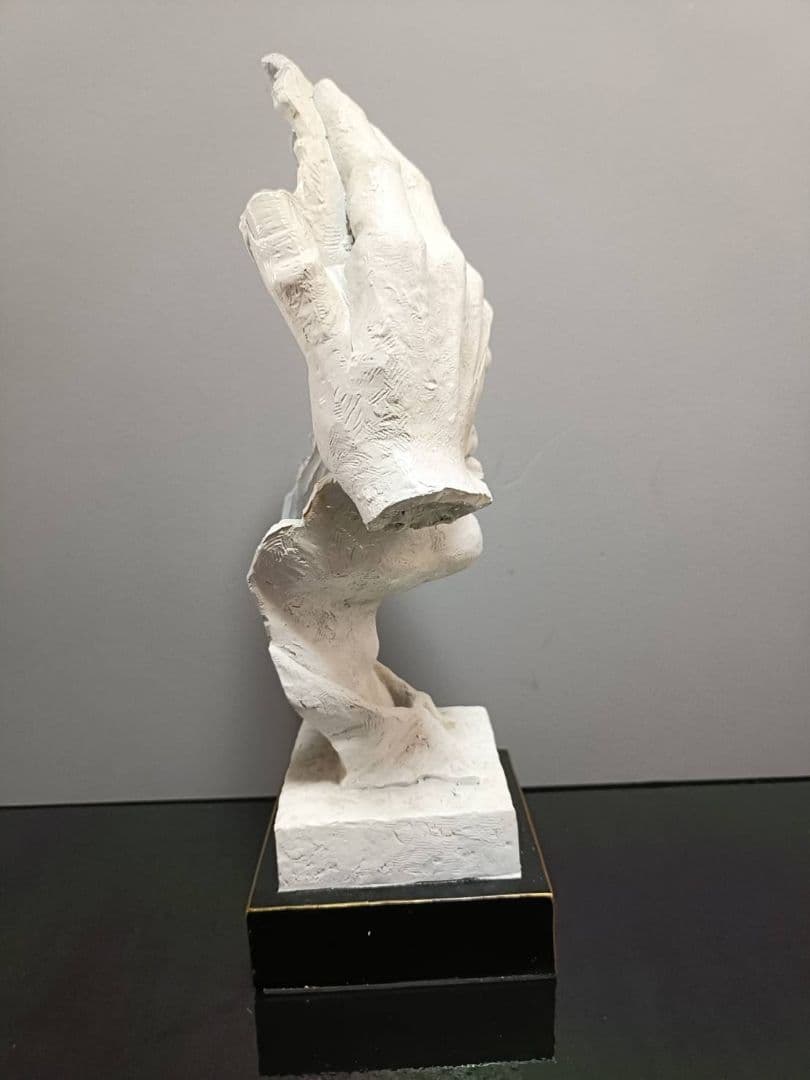 見ざる者 彫刻 アンティーク オブジェ アート 置物