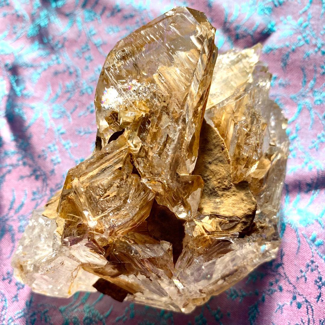 ダイヤモンド系骸骨水晶-15/スケルタルクォーツ/マルチクラスター