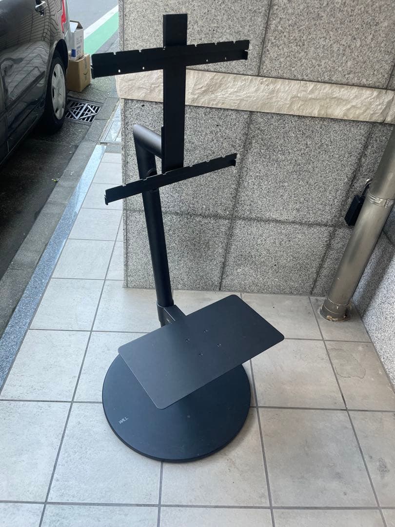 イコールズ　WALL A2 LOW type サテンブラック　テレビスタンド