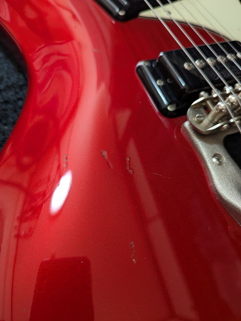 モズライト　Super Custom65 ？ ネックトラ杢　黒雲 mosrite
