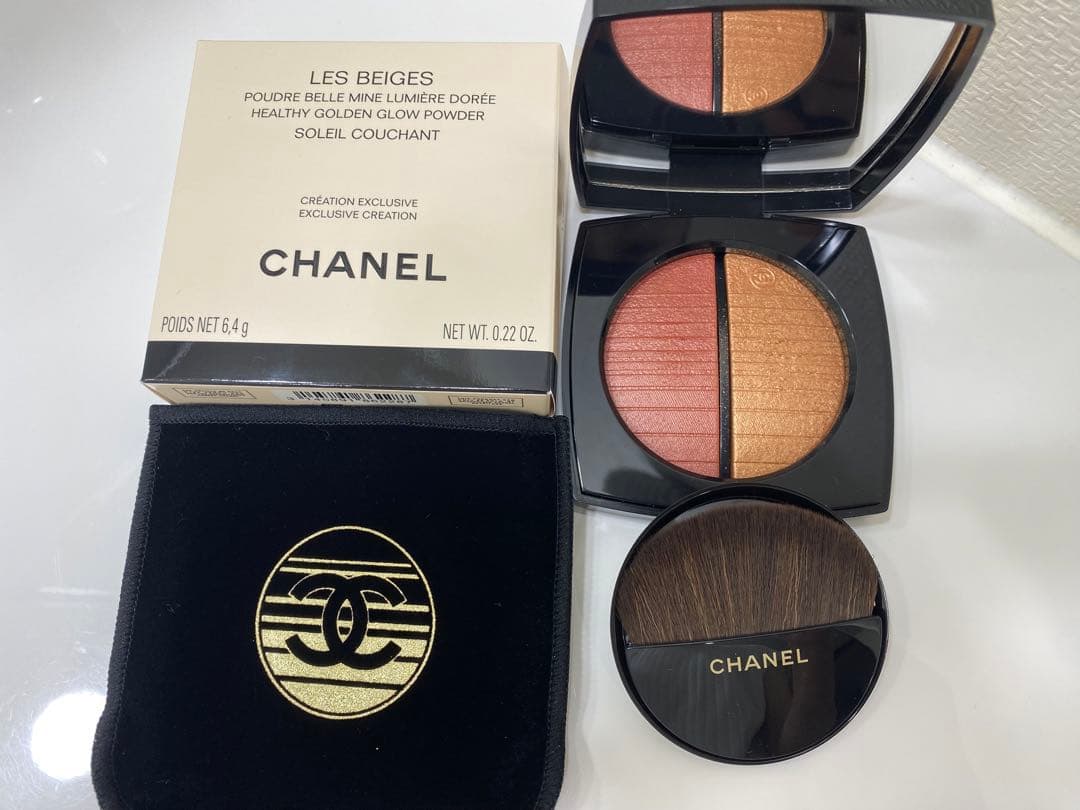 【美品】シャネル レベージュ ヘルシー ゴールデングロウ パウダー 特別限定品