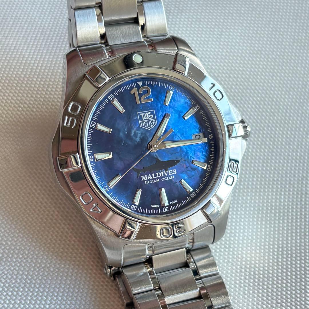 タグホイヤー　アクアレーサー　モルディブ