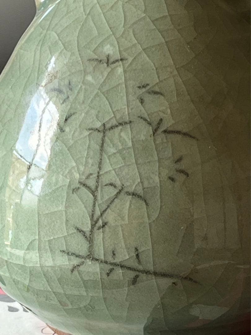 李朝青瓷花瓶
