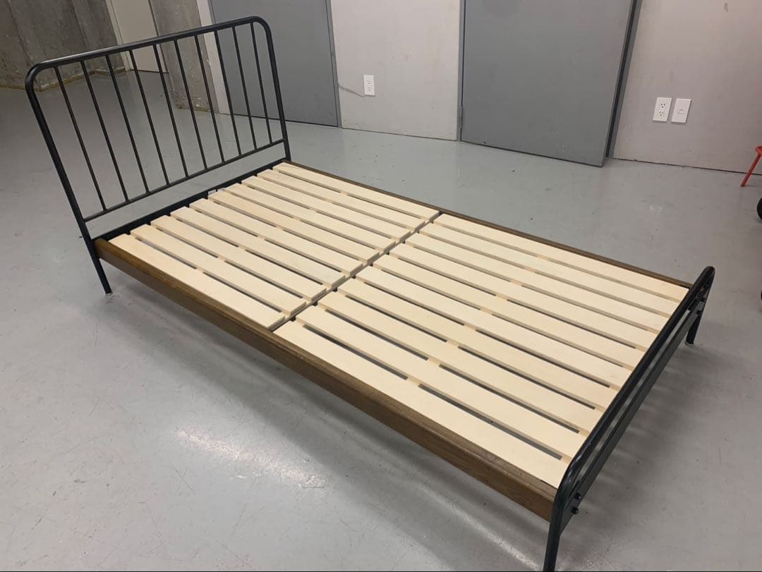 SENS BED LIGHT BROWN S シングル