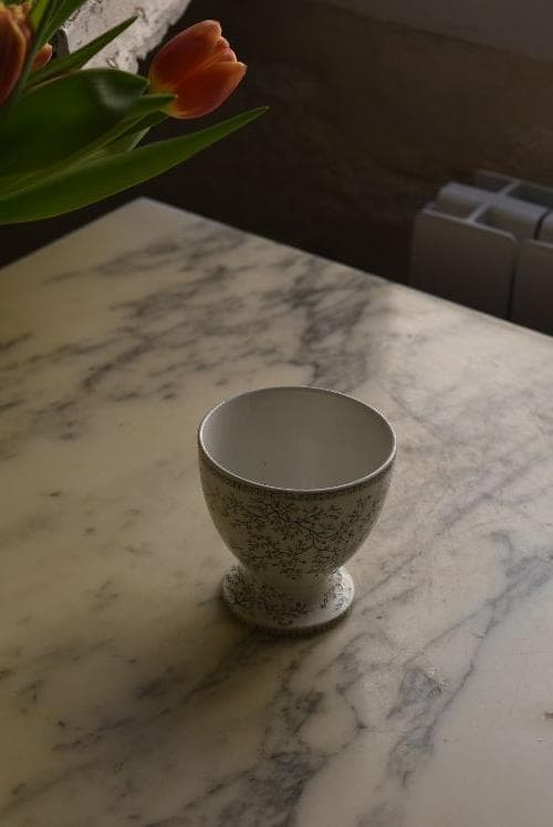 逸品1841年　クレイユエモントロー窯　ヤドリギの器　美品ボウル　アンティーク