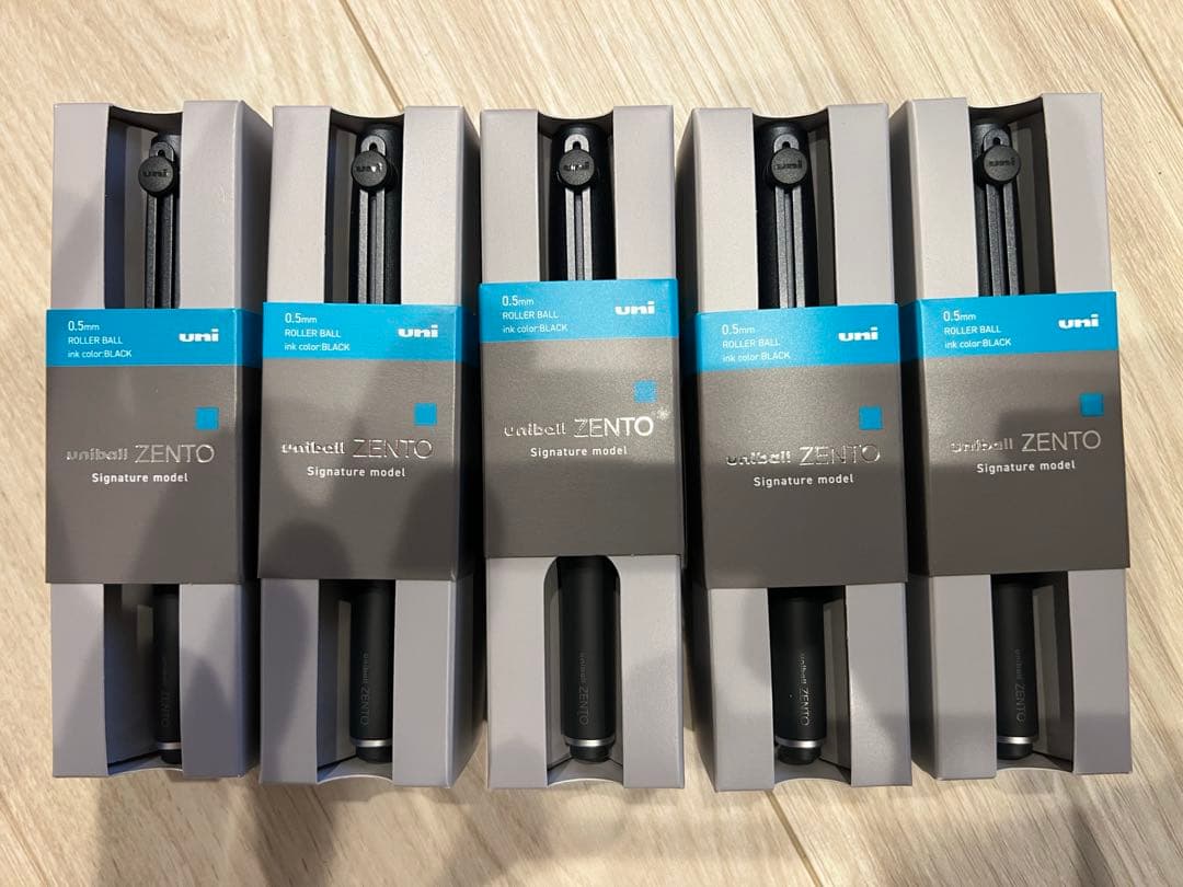 三菱 ユニボールゼント シグニチャー zento 0.5 ブラック 5本