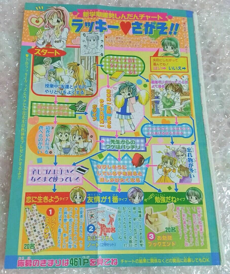 種村有菜先生　初期の頃の懸賞企画用イラスト