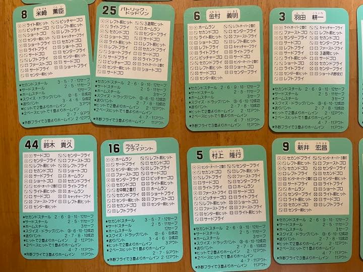 プロ野球カードゲーム　'89 近鉄バッファローズ