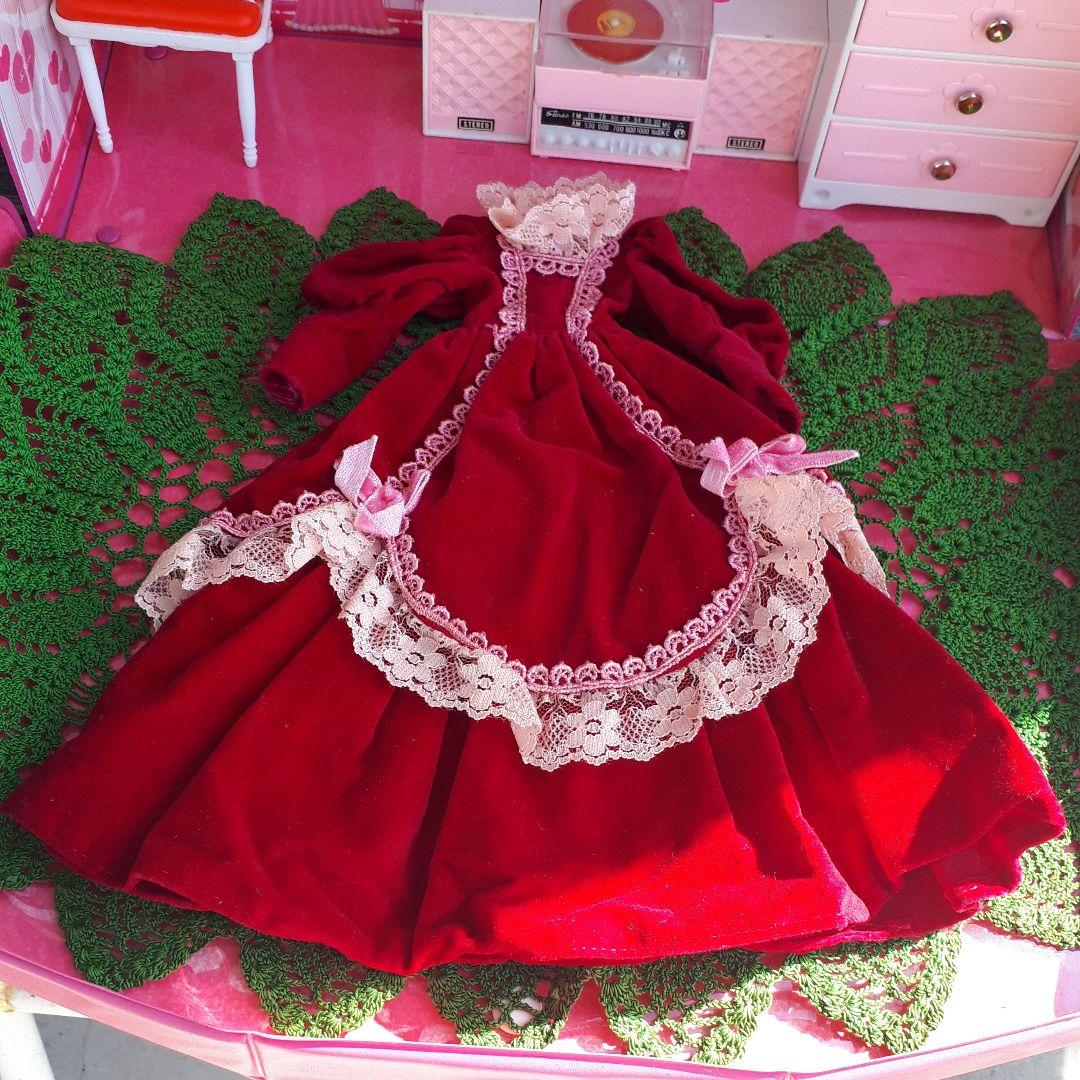 当時物 昭和レトロ ロマンチックシリーズ リカちゃん タカラバービー ドレス